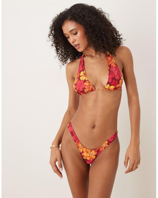 Farida - bas Motel en coloris Orange