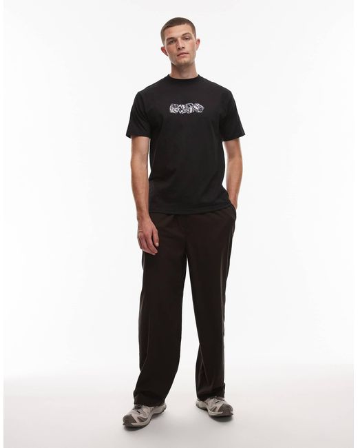 Vans Black No Dice Central Graphic Logo T-Shirt