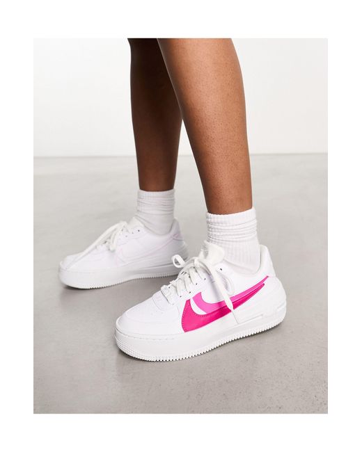 Nike Pink Air Force 1 Plt.af.orm Trainers