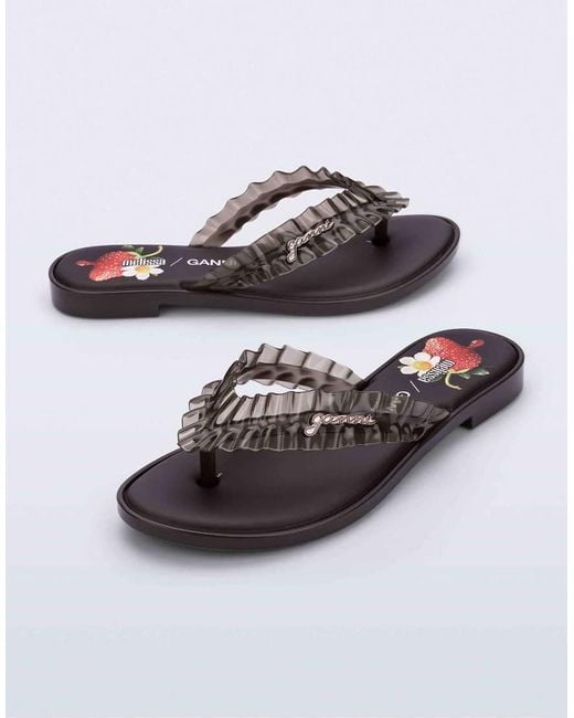 Melissa White Flip Flop Slim X Ganni