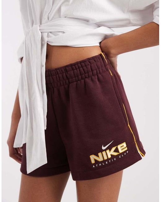 Nike Red Varsity Fleece Shorts