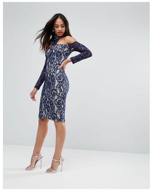 ax paris bardot midi dress