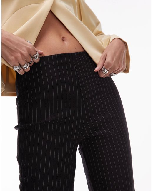 ASOS White Bengaline Capri Trouser With Split