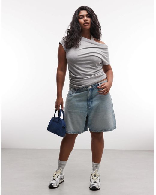 Collusion Blue Plus Loose Jorts