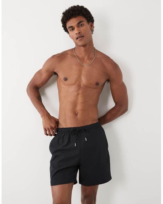 Abercrombie & Fitch Gray 6in Pull On Swim Short for men