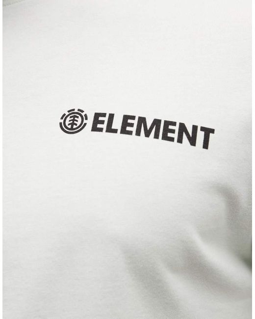 Element White Small Graphic T-shirt for men