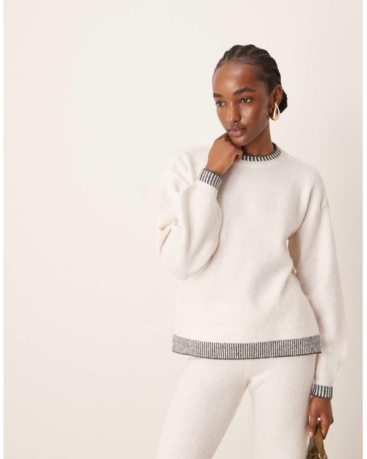 Vila Natural – oversize-strickpullover