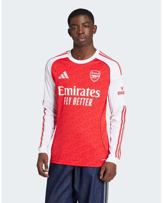 Adidas Arsenal 25/26 in het Red voor heren