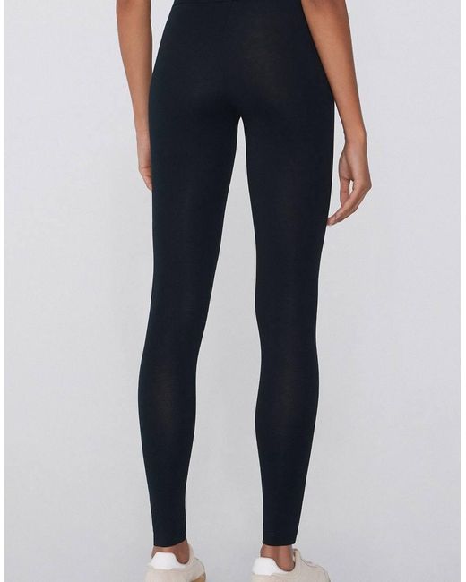 Tezenis Blue Cotton Leggings