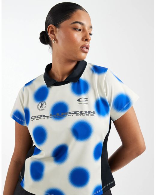 Plus - maillot Collusion en coloris Blue