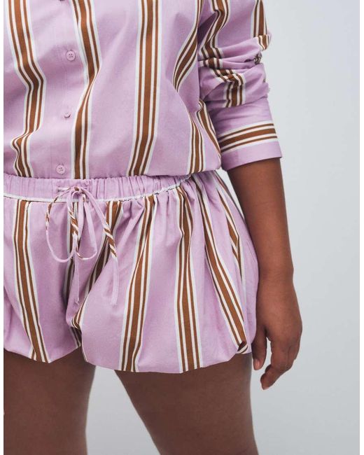 ASOS Red Asos Design Curve Bubble Hem Shorts