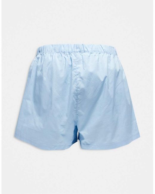 Jack & Jones Set Van 3 Geruite Geweven Boxershorts in het Blue voor heren