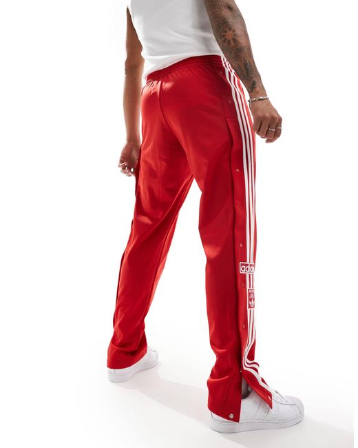 Adidas Originals Red Adicolor Classics Adibreak Pants for men