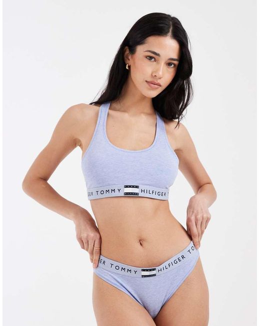 Tommy Hilfiger Blue Heritage Cotton Bikini Briefs