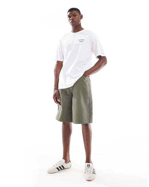 Camiseta Blanca Extragrande Con Estampado "Dalston Dogs" En La Espalda De -Blanco Only & Sons de hombre de color White