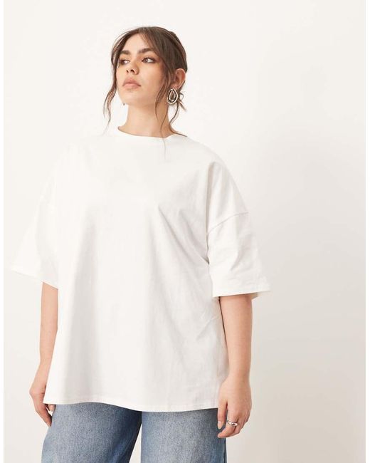 ARRANGE Blue Curve Oversized Premium Heavy Weight T-shirt
