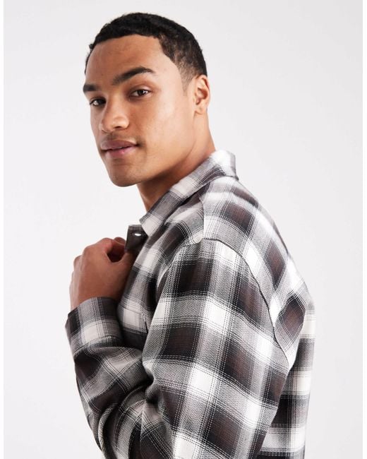 Farah Blue Lavelle Long Sleeve Check Shirt for men