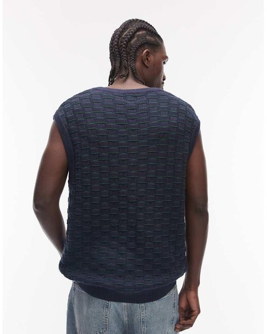 Chaleco De Punto De Levi's de hombre de color Blue