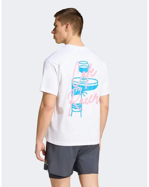 Adidas Originals White Running Paris Graphic T-shirt