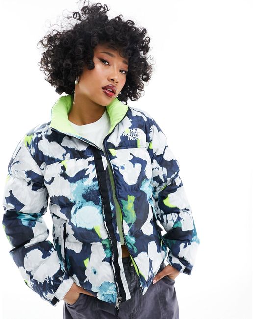 The North Face Blue 1996 Retro Nuptse Down Puffer Jacket