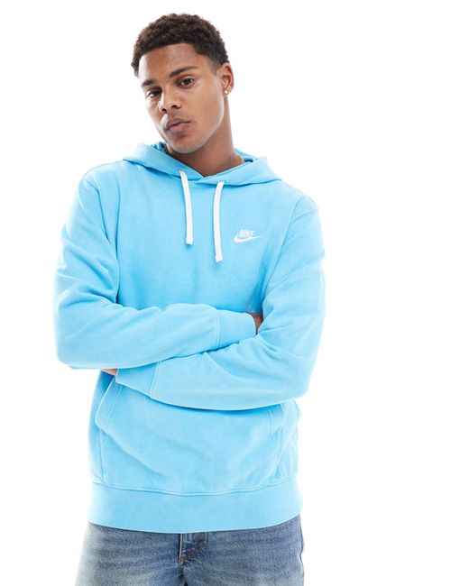 Nike – club – kapuzenpullover in Blue für Herren