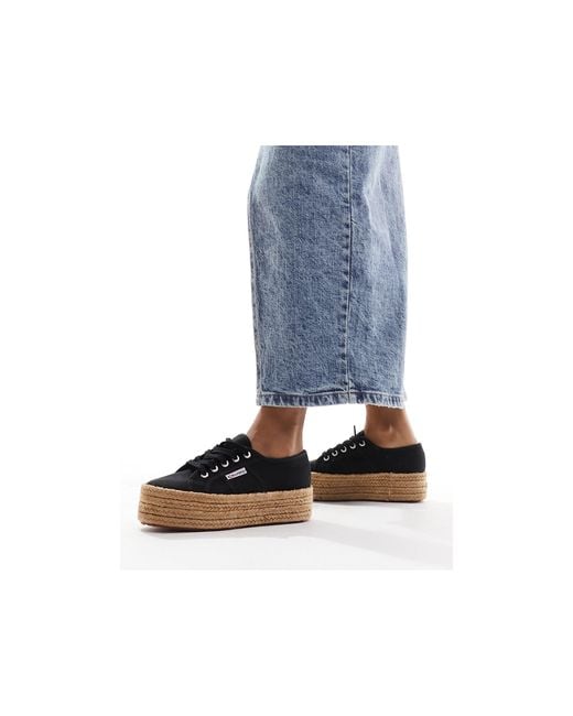 Superga store 2790 nere
