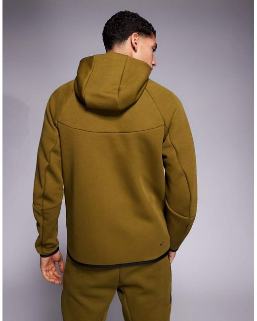 Nike Green Tech Fleece Full Zip Track Jacket for men