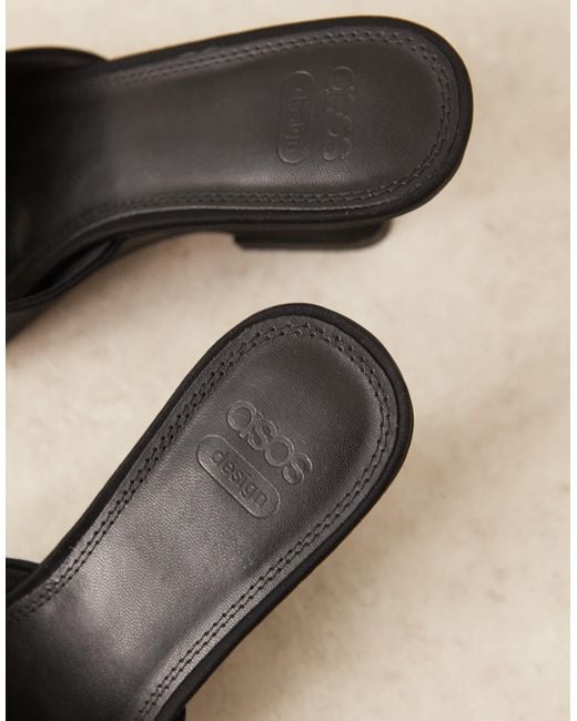 ASOS Black – trifle – mules