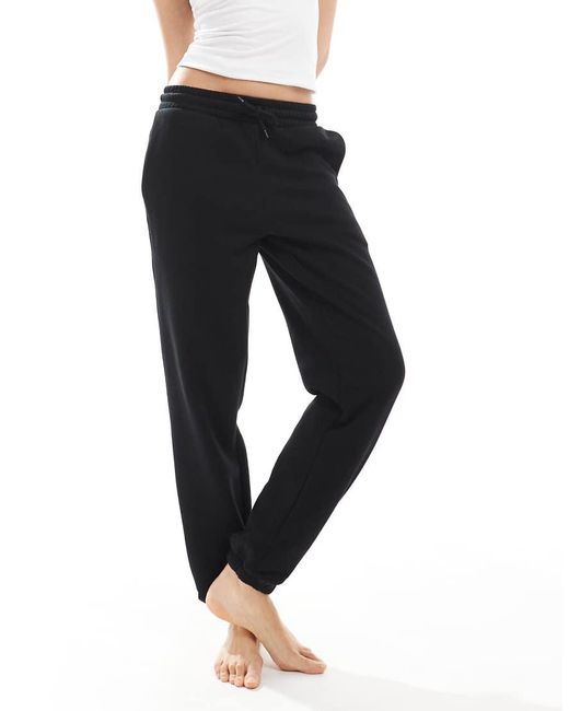 Monki Joggingbroek Met Elastische Onderkant in het Blue