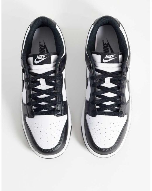 Nike White Dunk Low Retro Trainer for men