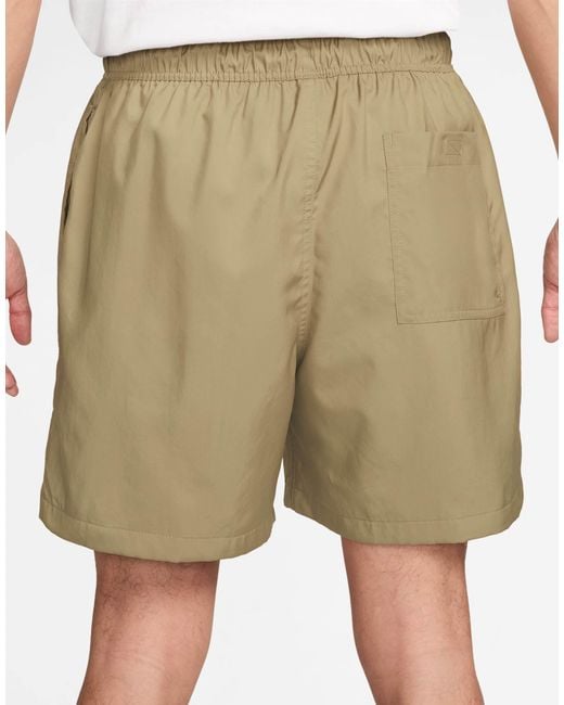 Nike Club – shorts aus webstoff in Natural für Herren