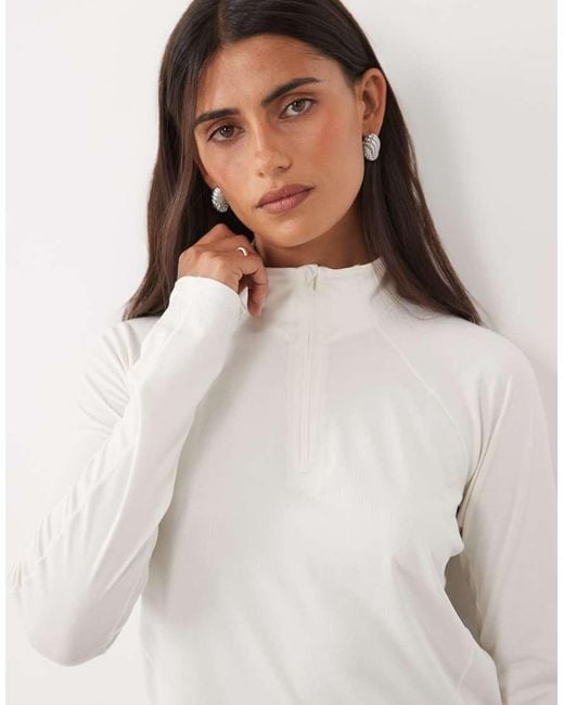 The North Face White Jaida 1/4 Zip