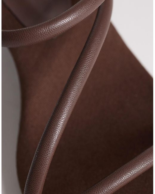 Sandales compensées - marron Glamorous en coloris Brown