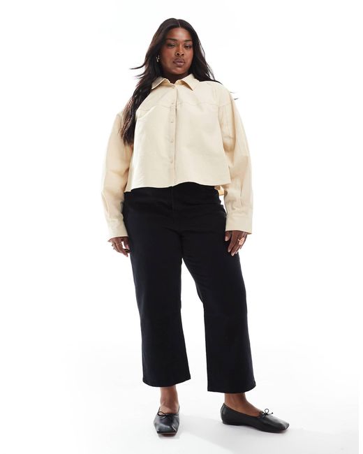 Plus - ribcage - jean droit longueur cheville Levi's en coloris Black