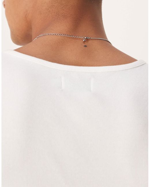 Collier en acier inoxydable étanche avec pendentif collier ASOS pour homme en coloris Natural