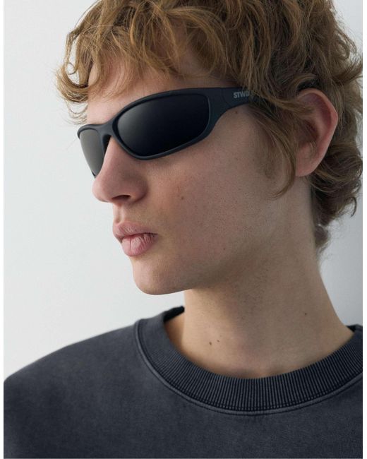 Pull&Bear – sonnenbrille in Blue für Herren