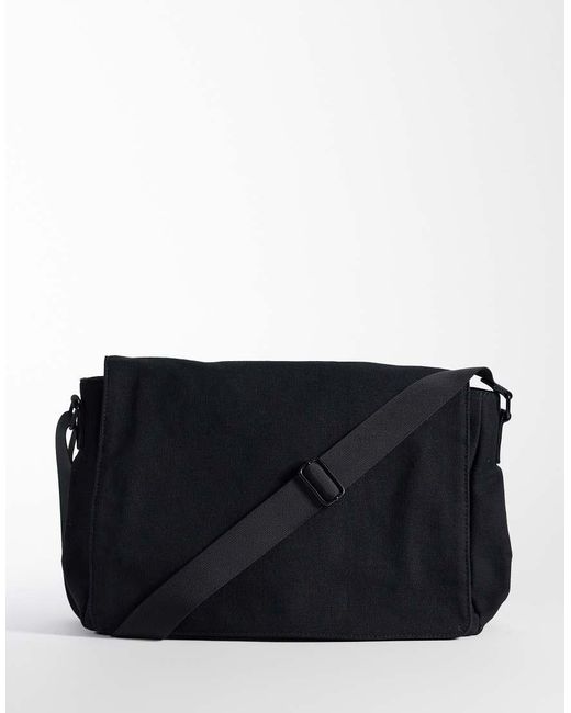 ASOS Black Satchel Crossbody Bag for men