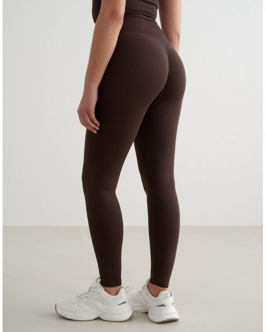 Aim'n Brown Chocolate Shape Seamless Tights