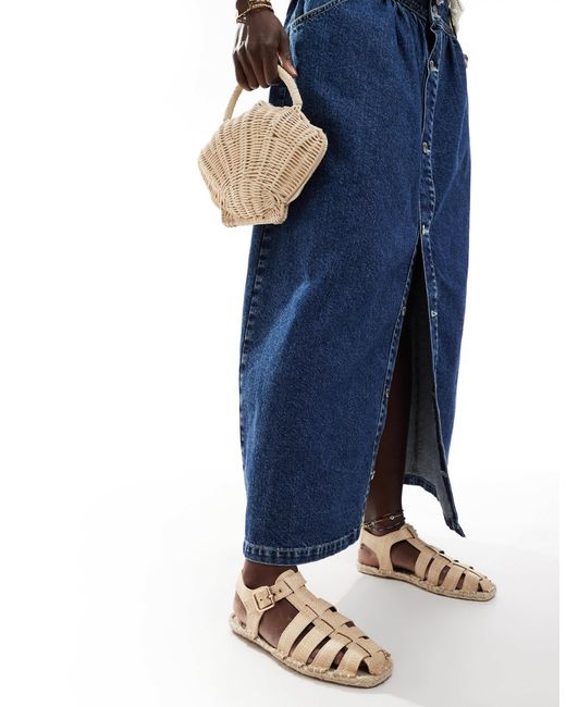 ASOS Blue – jukebox – fisherman-espadrilles