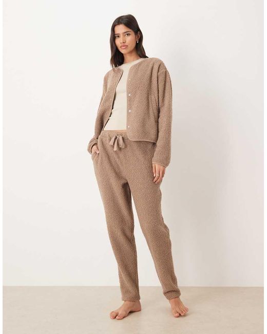 ASOS Brown Borg Lounge Jacket