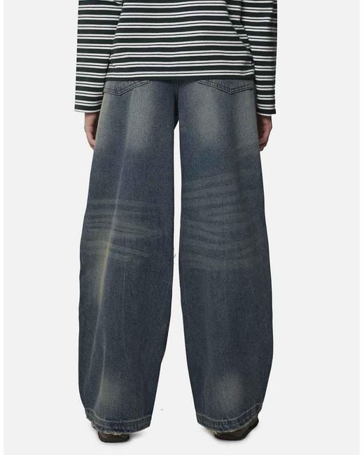 Good For Nothing Blue Baggy Fit Ripped Denim Jean