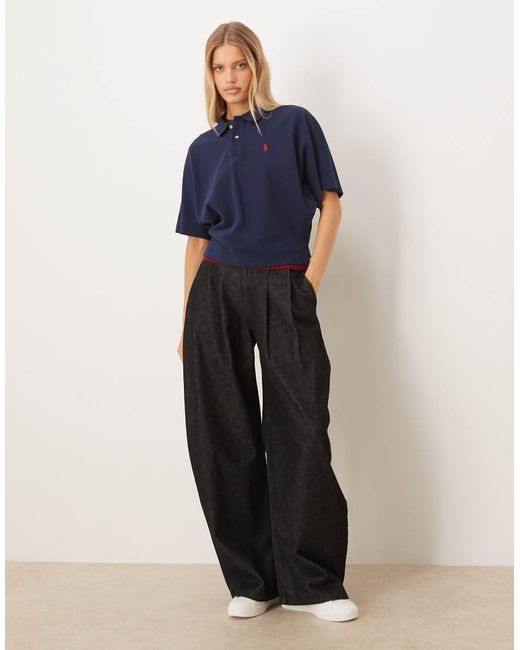 Polo Ralph Lauren Blue Knitted Polo