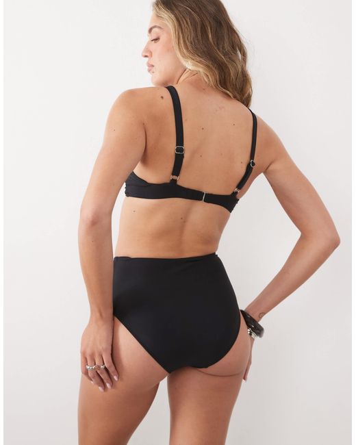 CUPSHE Black – bügel-bikini