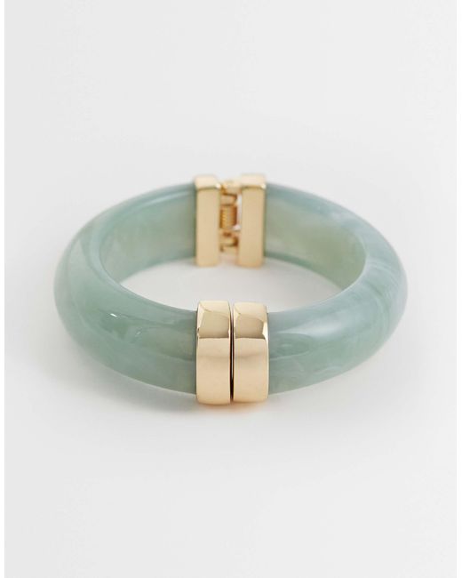 Accessorize Blue Resin Clasp Bangle