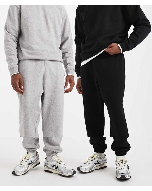ASOS Black Essentials 2 Pack Oversized jogger for men