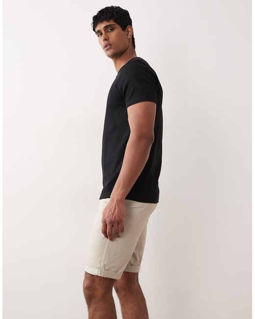 Only & Sons Natural Regular Fit Chino Shorts for men