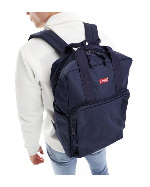 L-pack - grand sac à dos avec logo Levi's pour homme en coloris Blue