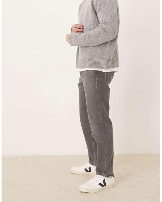 Mango Gray Lori Tapered Jeans for men