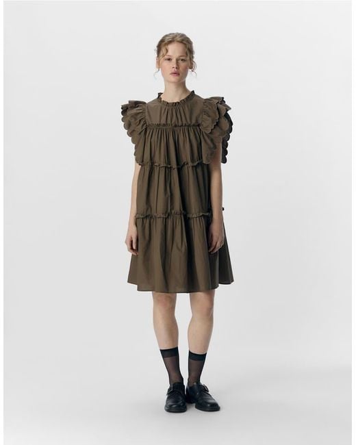 Object Mini-Jurk in het Brown