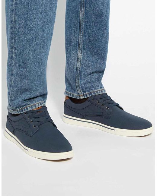 Dune Blue Tommus Trainers for men